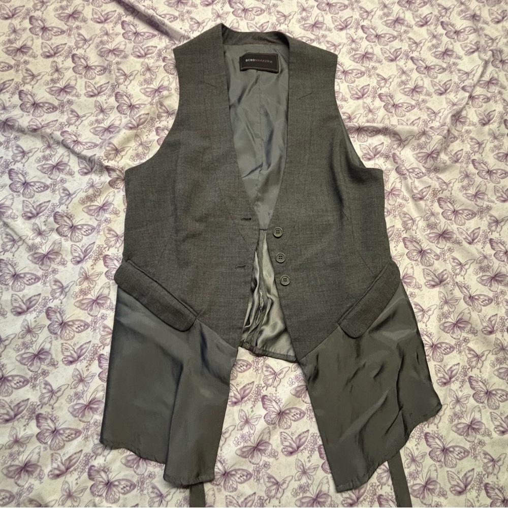 🍄BCBGMaxAzria Gray Women's Vest